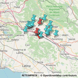 Mappa SS609 Carpinetana, 00037 Segni RM, Italia (10.7245)