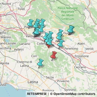 Mappa SS609 Carpinetana, 00037 Segni RM, Italia (12.05526)