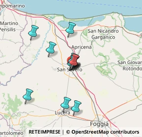 Mappa Viale due giugno ROTATORIA, 71016 San Severo FG, Italia (10.325)