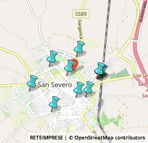 Mappa Viale due giugno ROTATORIA, 71016 San Severo FG, Italia (0.76364)