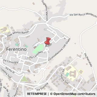 Mappa Via S. Agata, 03013 Ferentino, Frosinone (Lazio)