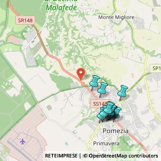 Mappa Via Pontina, 00134 Roma RM, Italia (2.49571)