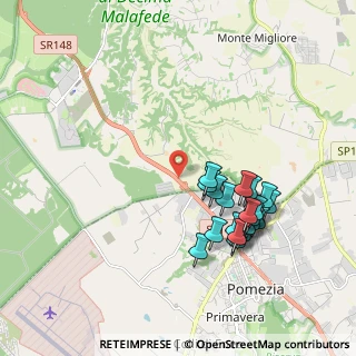 Mappa Via Pontina, 00134 Roma RM, Italia (2.0325)