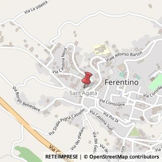 Mappa Via Casilina Nord, 206, 03013 Ferentino, Frosinone (Lazio)