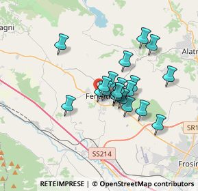 Mappa Via SS. Filippo e Giacomo, 03013 Ferentino FR, Italia (2.718)