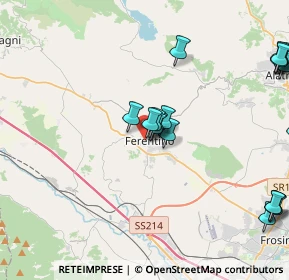 Mappa Via SS. Filippo e Giacomo, 03013 Ferentino FR, Italia (5.528)