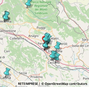 Mappa Via SS. Filippo e Giacomo, 03013 Ferentino FR, Italia (16.05333)