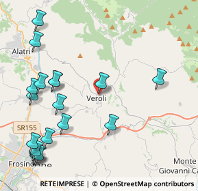 Mappa Piazzale Vittorio Veneto, 03029 Veroli FR, Italia (5.64444)