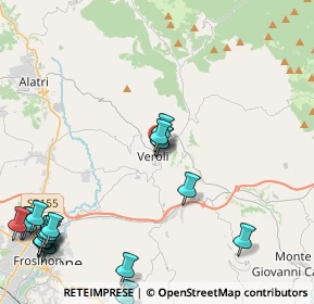 Mappa Piazzale Vittorio Veneto, 03029 Veroli FR, Italia (6.299)