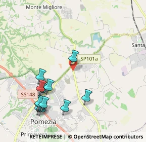 Mappa Via Laurentina km 22.500 n° 7-9, 00071 Pomezia RM, Italia (2.49385)