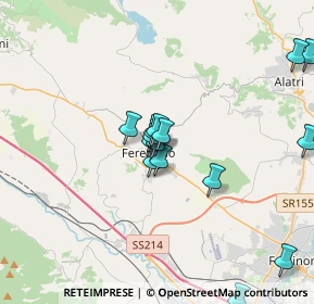 Mappa Via Circonvallazione, 03013 Ferentino FR, Italia (3.596)