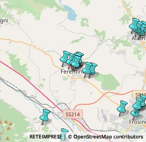 Mappa Piazza Valeria Procula, 03013 Ferentino FR, Italia (4.838)