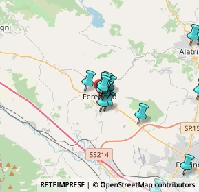 Mappa Piazza Valeria Procula, 03013 Ferentino FR, Italia (3.68467)