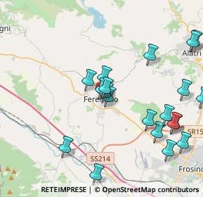 Mappa Via Municipio, 03013 Ferentino FR, Italia (4.7845)