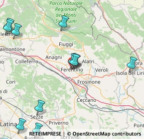 Mappa Via Municipio, 03013 Ferentino FR, Italia (22.25727)