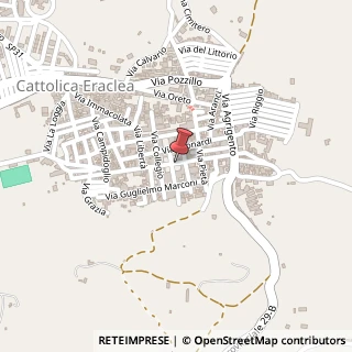 Mappa Piazza Roma, 4, 92011 Cattolica Eraclea, Agrigento (Sicilia)