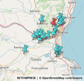 Mappa Contrada Finocchiara, 95032 Belpasso CT, Italia (12.37889)