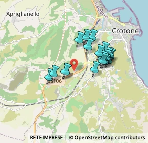 Mappa Località Poggio Pudano SS106 Km 242, 88900 Crotone KR, Italia (1.55)