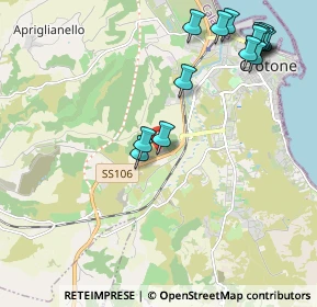 Mappa Località Poggio Pudano SS106 Km 242, 88900 Crotone KR, Italia (2.738)