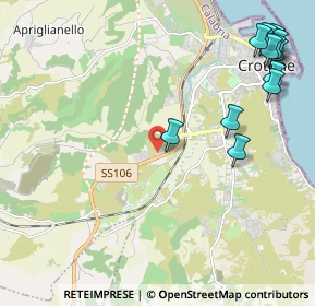 Mappa Località Poggio Pudano SS106 Km 242, 88900 Crotone KR, Italia (3.13417)