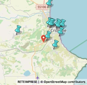 Mappa Località Poggio Pudano SS106 Km 242, 88900 Crotone KR, Italia (3.61091)