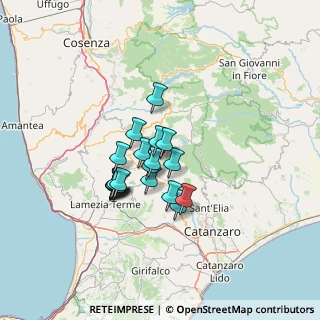 Mappa Via Croce, 87050 Panettieri CS, Italia (10.4305)
