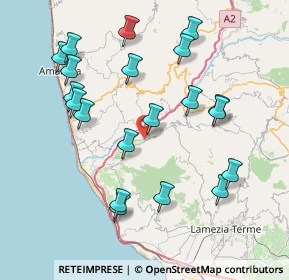 Mappa Piazza Municipio, 88040 San Mango D'aquino CZ, Italia (9.128)