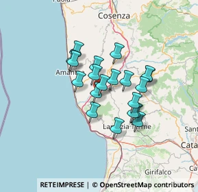 Mappa Piazza Municipio, 88040 San Mango D'aquino CZ, Italia (10.9645)