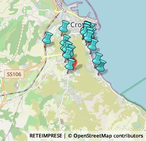 Mappa Via Scozia, 88900 Crotone KR, Italia (1.5295)