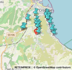 Mappa Via Thailandia, 88900 Crotone KR, Italia (1.729)