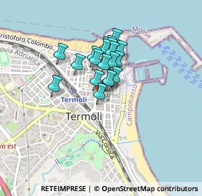 Mappa Via Cairoli, 86039 Termoli CB, Italia (0.304)