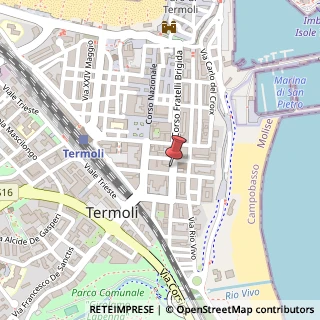 Mappa Corso Fratelli Brigida, 123, 86039 Termoli, Campobasso (Molise)