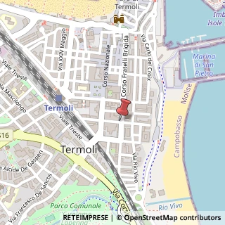 Mappa Via Gabriele Pepe, 12, 86039 Termoli CB, Italia, 86039 Molise, Campobasso (Molise)