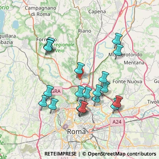 Mappa Via Felice Cettomai, 00188 Roma RM, Italia (8.11)