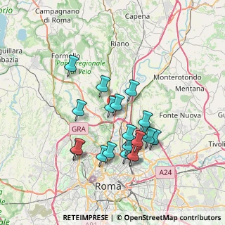 Mappa Via Felice Cettomai, 00188 Roma RM, Italia (6.9075)