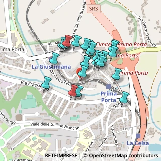 Mappa Via della Stazione di Prima Porta, 00188 Roma RM, Italia (0.17778)