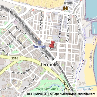 Mappa Via Mario Pagano, 52, 86039 Termoli, Campobasso (Molise)