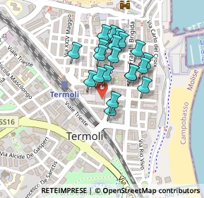 Mappa Via Marisa Bellisario Z.I, 86039 Termoli CB, Italia (0.177)