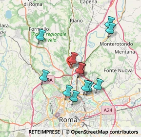 Mappa Via Della Stazione Prima Porta, 00188 Roma RM, Italia (7.08917)