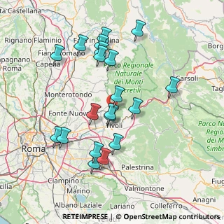 Mappa Marcellina - Palombara, 00010 Marcellina RM, Italia (15.7065)