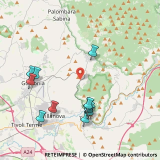 Mappa Marcellina - Palombara, 00010 Marcellina RM, Italia (4.89727)