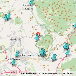 Mappa Marcellina - Palombara, 00010 Marcellina RM, Italia (6.75467)