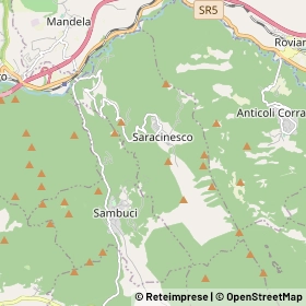 Mappa Saracinesco