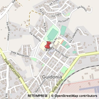 Mappa Via Francesco Zambeccari,  10, 00012 Guidonia Montecelio, Roma (Lazio)