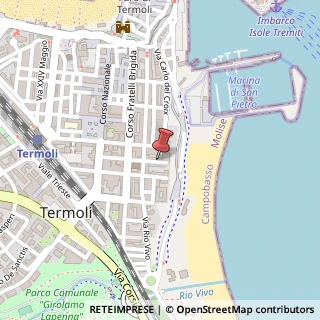 Mappa Via Cairoli, 36, 86039 Termoli, Campobasso (Molise)