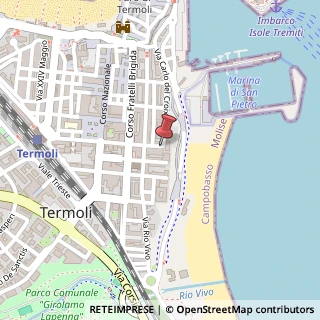 Mappa Corso Umberto I, 121, 86039 Termoli, Campobasso (Molise)