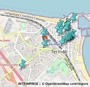 Mappa Viale d'Italia, 86039 Termoli CB, Italia (0.493)