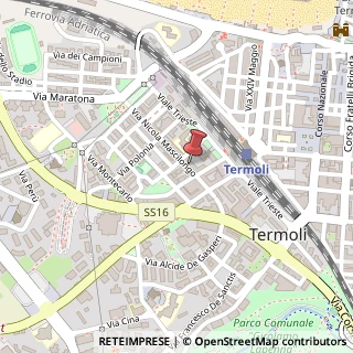 Mappa via 86039, Via Nicola Mascilongo, 37, 86039 Termoli CB, Italia, 86039 Termoli, Campobasso (Molise)