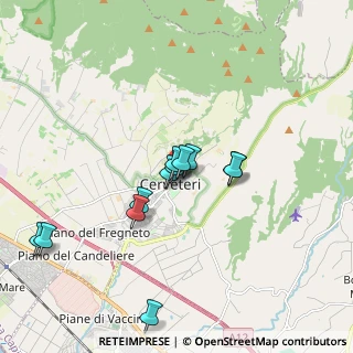 Mappa Via Piemonte, 00052 Cerveteri RM, Italia (1.65167)