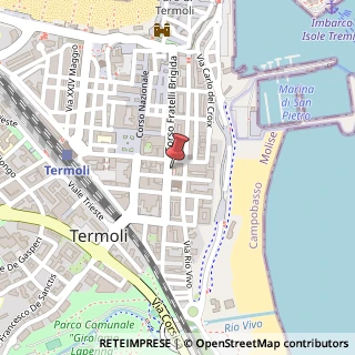Mappa Corso Fratelli Brigida, 2, 86039 Termoli, Campobasso (Molise)